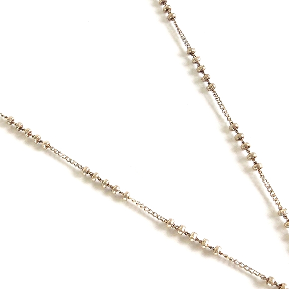 Artisan Handmade Sterling Silver Necklace ๐ Genuine Pink Mini Pearl 17" Chain - Picture 6 of 8